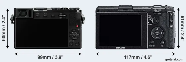 Comparison GM5 or GR rear