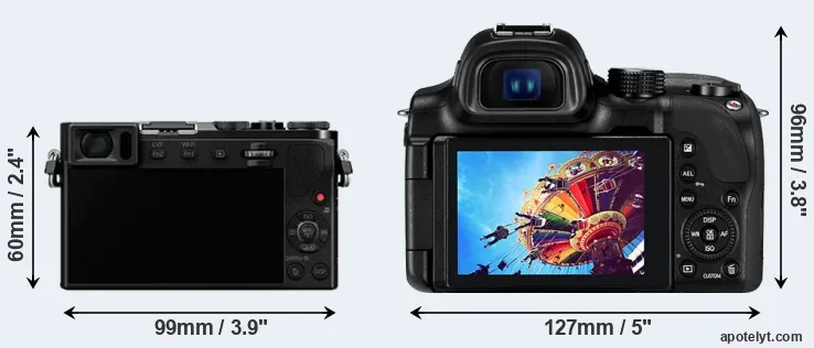 Comparison GM5 or NX30 rear