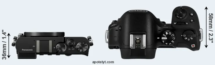 Compare GM5 versus NX30 top