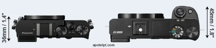 Compare GM5 versus A6000 top