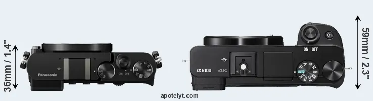 Compare GM5 versus A6100 top