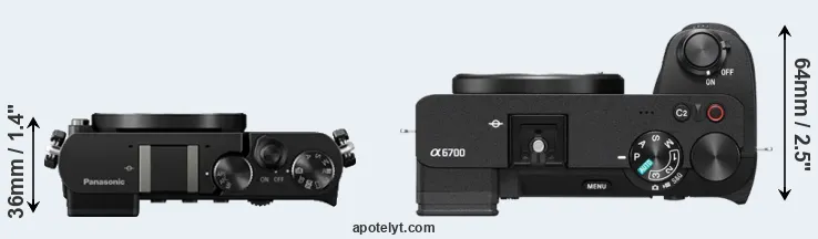 Compare GM5 versus A6700 top