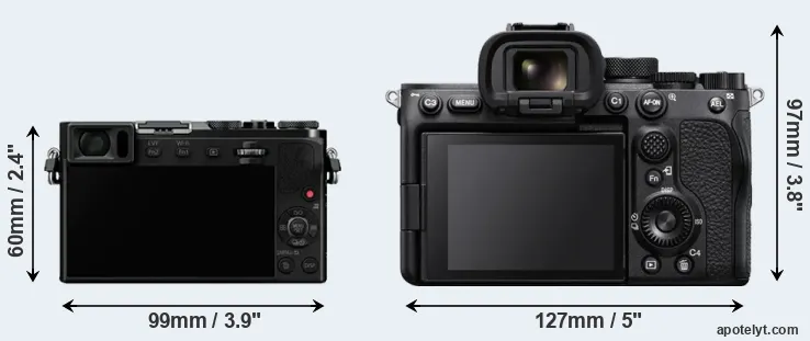 Comparison GM5 or A7S III rear