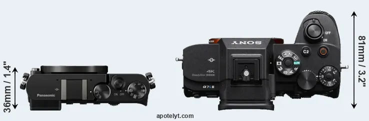 Compare GM5 versus A7S III top