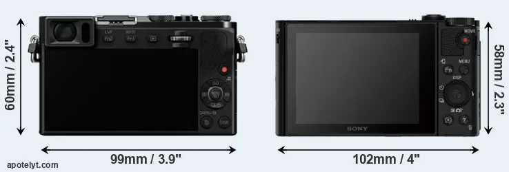 Comparison GM5 or HX90V rear