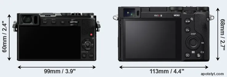 Comparison GM5 or RX1R III rear