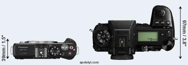 Compare GX1 versus S1R top