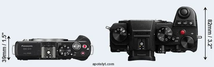 Compare GX1 versus S5 top