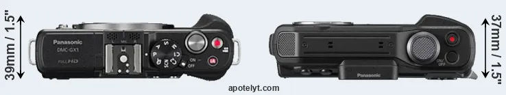 Compare GX1 versus TS7 top