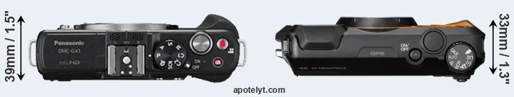 Compare GX1 versus WG-6 top