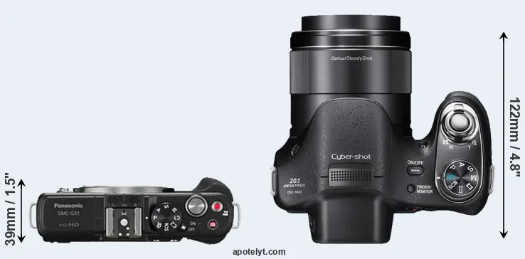 Compare GX1 versus H400 top