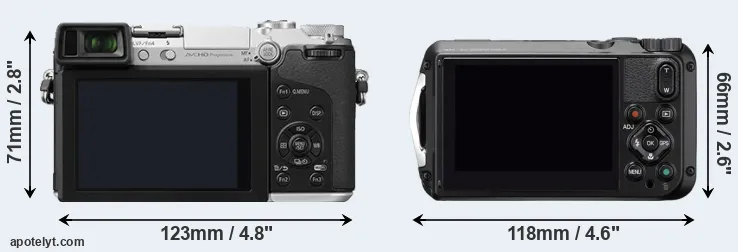 Comparison GX7 or WG-6 rear