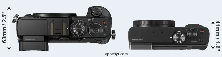 Compare GX8 versus TZ90 top