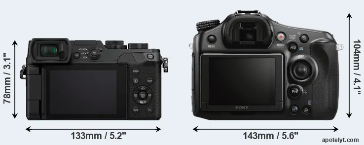 Comparison GX8 or A68 rear