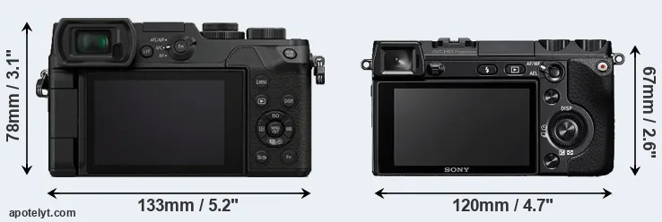 Comparison GX8 or NEX-7 rear