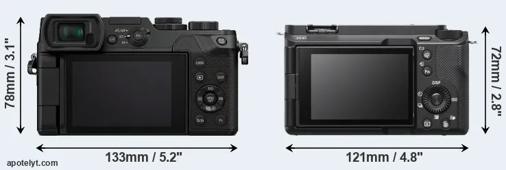 Comparison GX8 or ZV-E1 rear