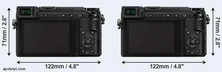 Comparison GX80 or GX85 rear