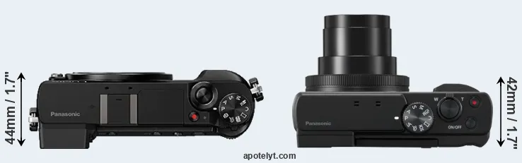 Compare GX80 versus TZ95 top