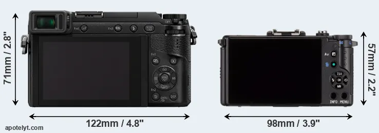 Comparison GX80 or Pentax Q rear