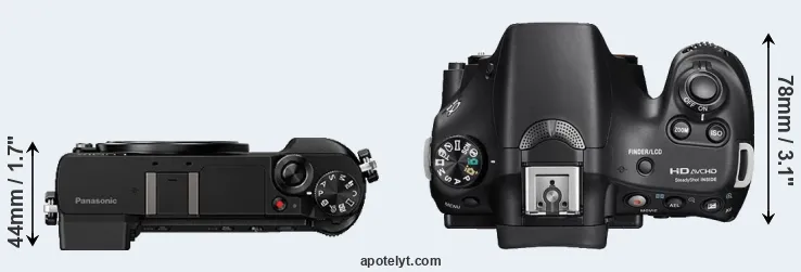 Compare GX80 versus A58 top