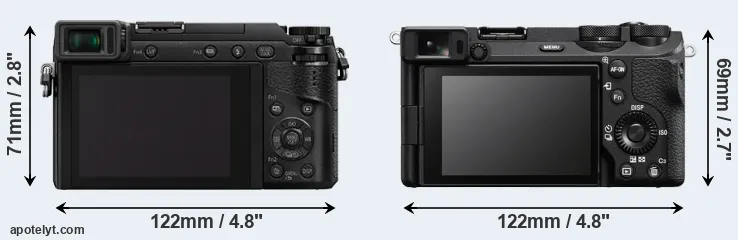 Comparison GX80 or A6700 rear