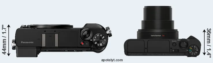 Compare GX80 versus HX80 top