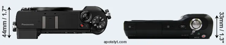 Compare GX80 versus NEX-3 top