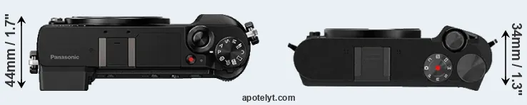 Compare GX80 versus M1 top