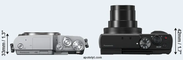 Compare GX800 versus ZS80 top
