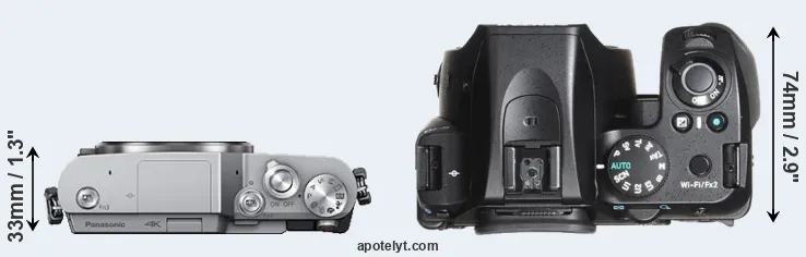 Compare GX800 versus K-70 top