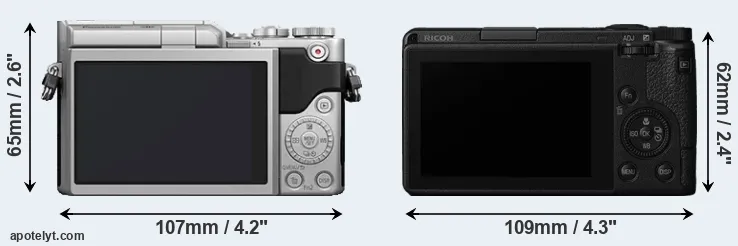 Comparison GX800 or GR III rear