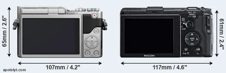 Comparison GX800 or GR rear