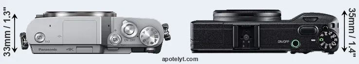 Compare GX800 versus GR top