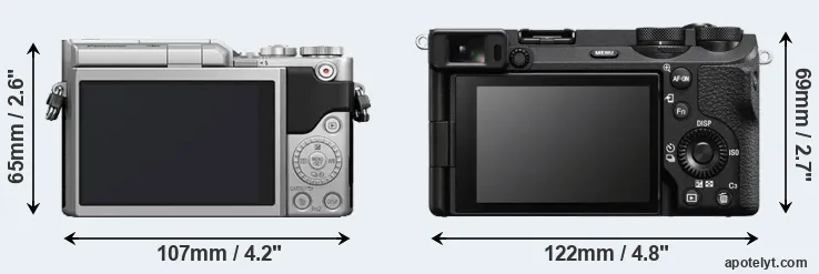 Comparison GX800 or A6700 rear