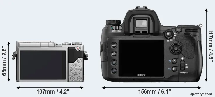 Comparison GX800 or A850 rear