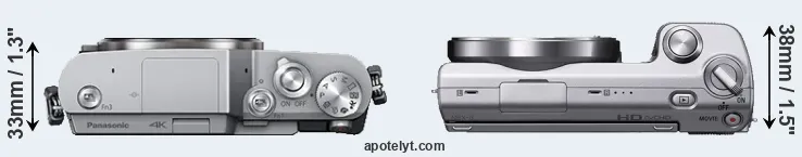 Compare GX800 versus NEX-5 top