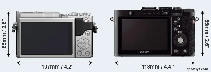 Comparison GX800 or RX1 rear
