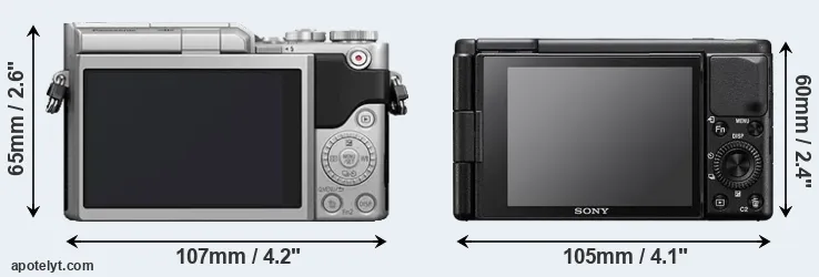 Comparison GX800 or ZV-1 rear
