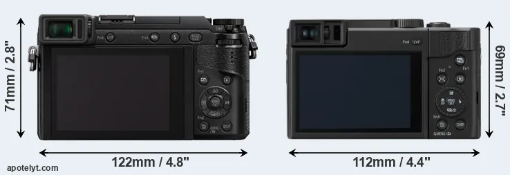 Comparison GX85 or ZS80 rear