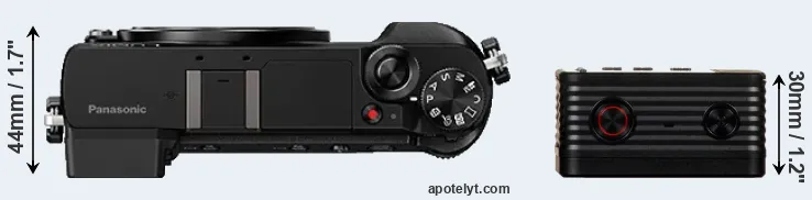 Compare GX85 versus RX0 top