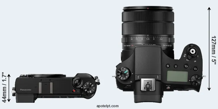 Compare GX85 versus RX10 III top