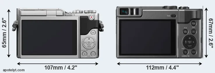 Comparison GX850 or ZS70 rear