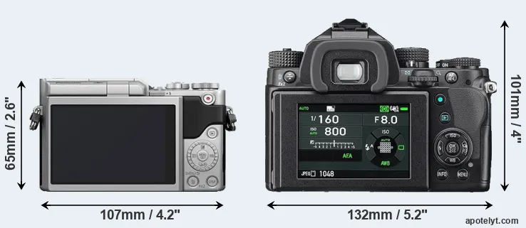 Comparison GX850 or KP rear
