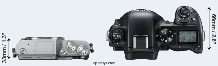 Compare GX850 versus NX1 top