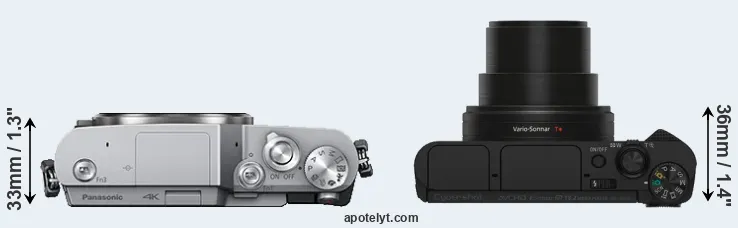 Compare GX850 versus HX80 top