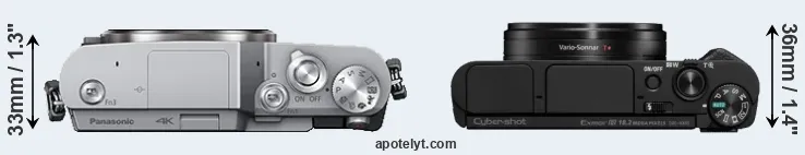 Compare GX850 versus HX95 top
