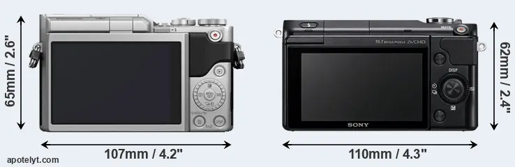 Comparison GX850 or NEX-3N rear