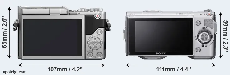 Comparison GX850 or NEX-5 rear