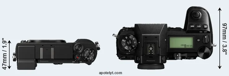 Compare GX9 versus S1 top