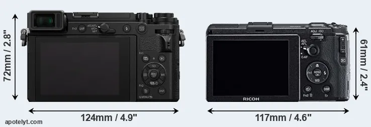 Comparison GX9 or GR rear